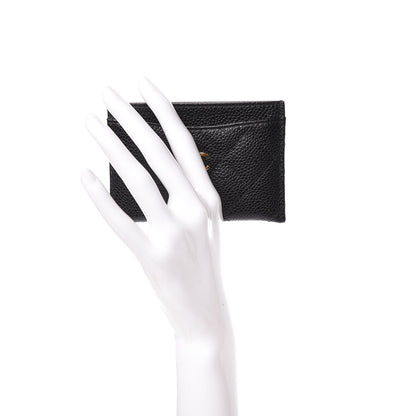 Chanel Caviar Quilted Card Holder Black 2 of 9
