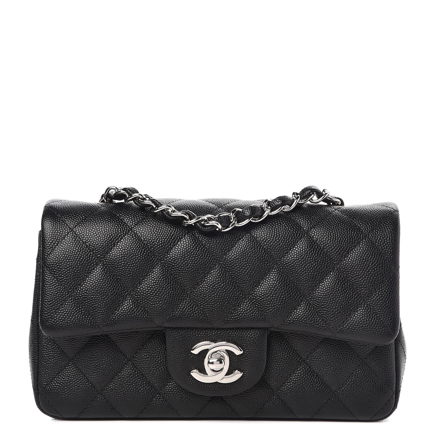 Chanel Caviar Quilted Mini Rectangular Flap Black 1 of 8