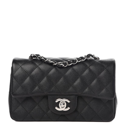 Chanel Caviar Quilted Mini Rectangular Flap Black 1 of 8