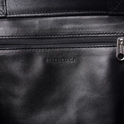 Balenciaga Calfskin Kittens Market Shopper Black 6 of 7