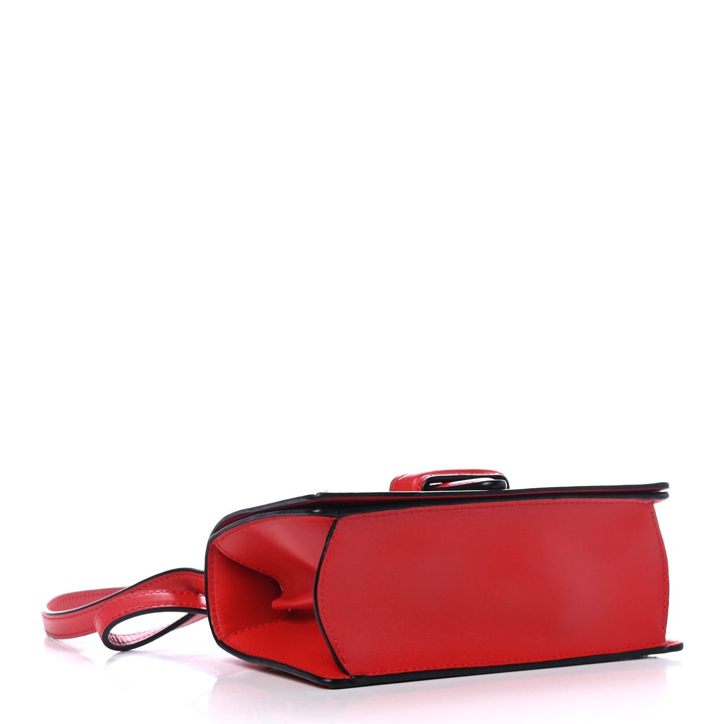 Calfskin Small Barcelona Shoulder Bag Red