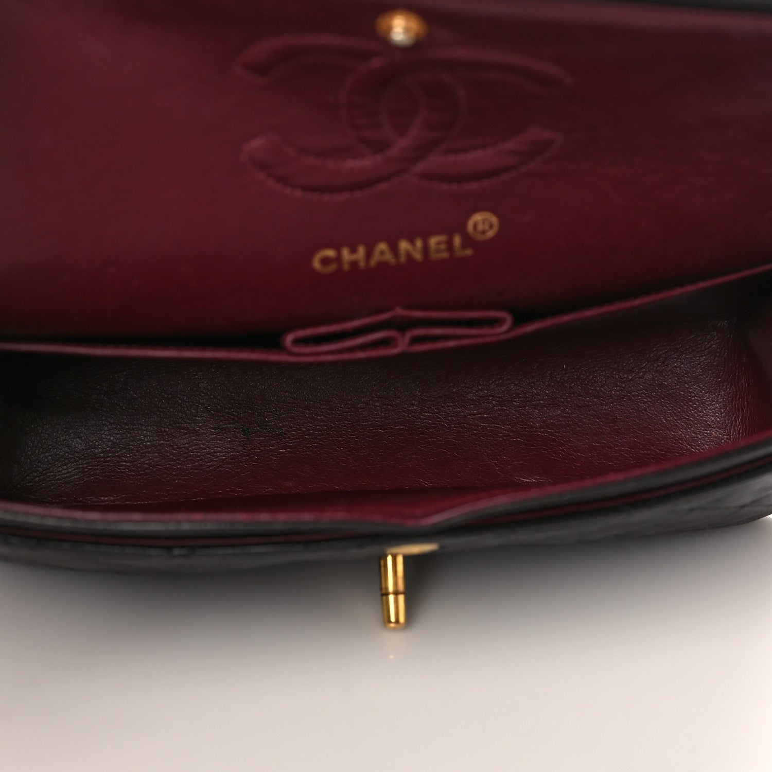 Chanel Lambskin Quilted Small Double Flap Black 5 of 9