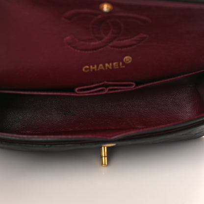 Chanel Lambskin Quilted Small Double Flap Black 5 of 9