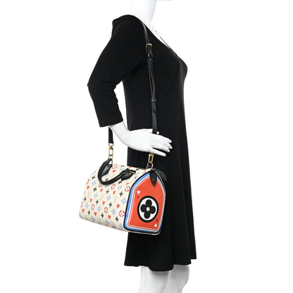 Louis Vuitton Game On Speedy Bandouliere 25 White 2 of 13