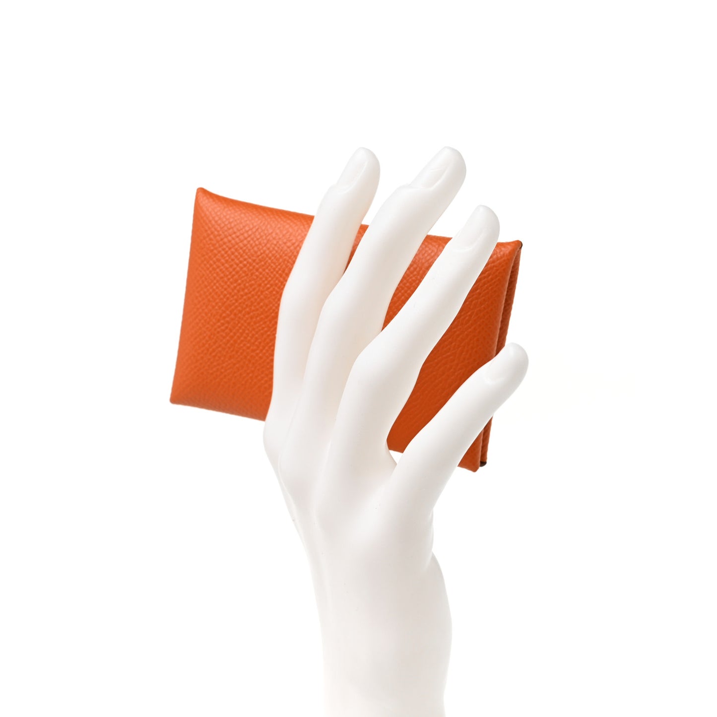 Epsom Calvi Card Case Orange