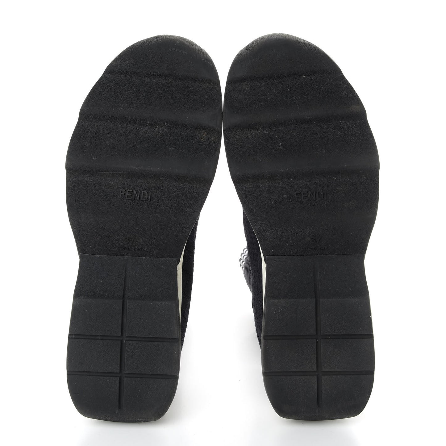 Stretch Knit Womens Sock Sneakers 37 Black