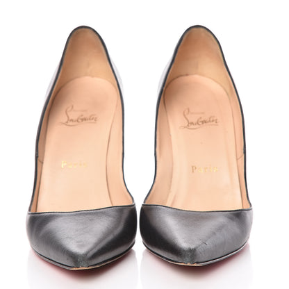 Christian Louboutin Kid Pigalle 100 Pumps 37 Black 2 of 18