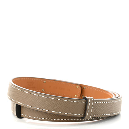 Hermes Epsom Kelly Belt Etoupe 2 of 5
