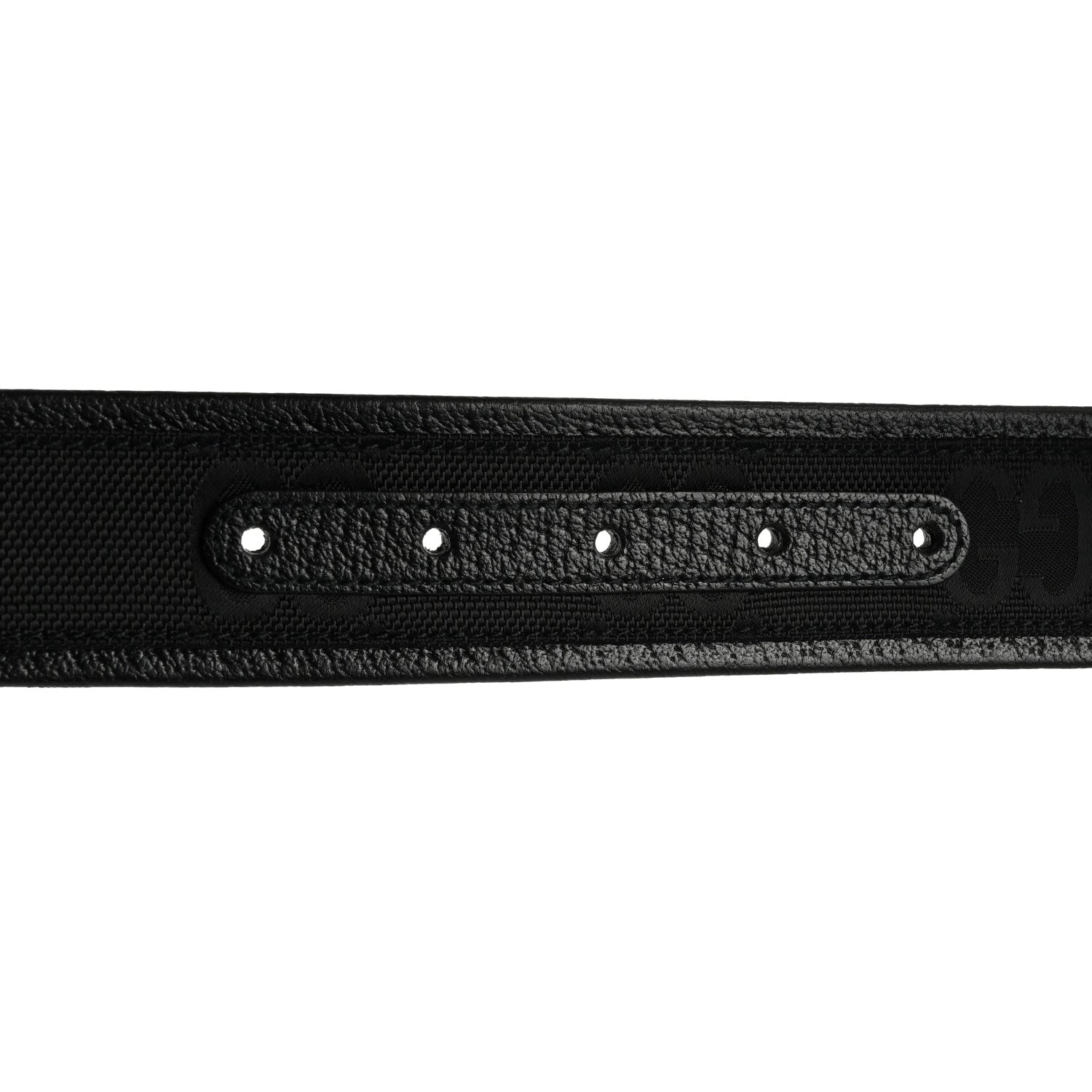 Gucci Econyl Nylon Monogram Off The Grid Belt Logo Buckle Belt 80 32 Black 6 of 6