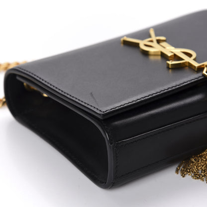 Saint Laurent Calfskin Small Classic Monogram Kate Tassel Satchel Black 6 of 10
