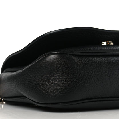 Gucci Pebbled Calfskin Small Soho Flap Crossbody Black 7 of 8