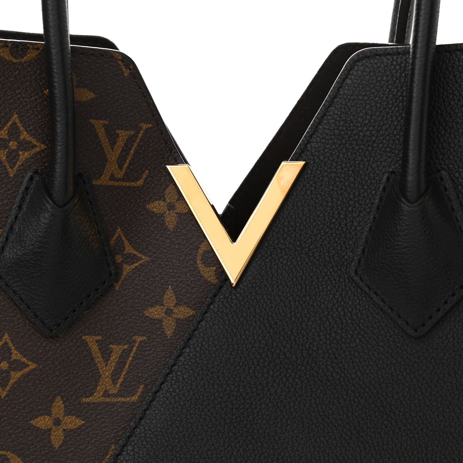 Louis Vuitton Calfskin Monogram Kimono Tote PM Black 7 of 9