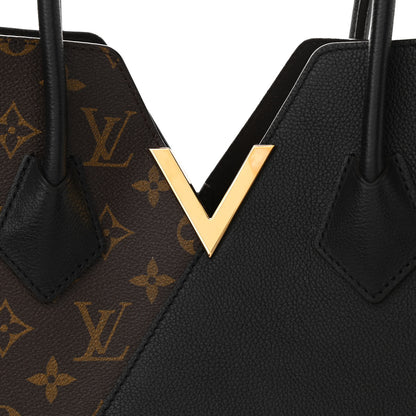 Louis Vuitton Calfskin Monogram Kimono Tote PM Black 7 of 9