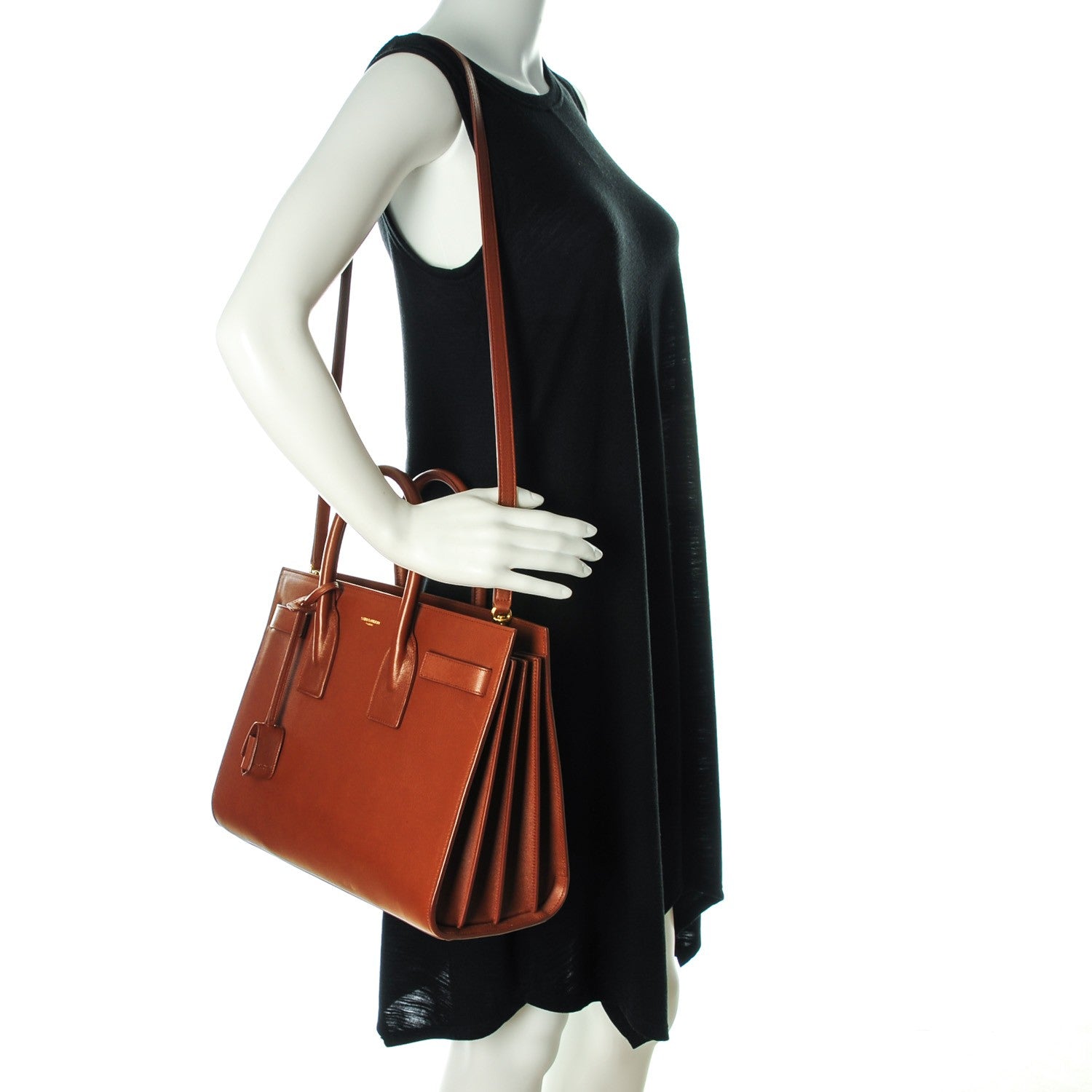 Saint Laurent Calfskin Small Sac de Jour Cotto 2 of 8