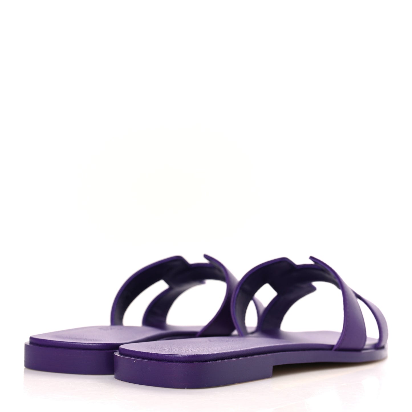 Calfskin Oran Sandals 37 Violet Majorette