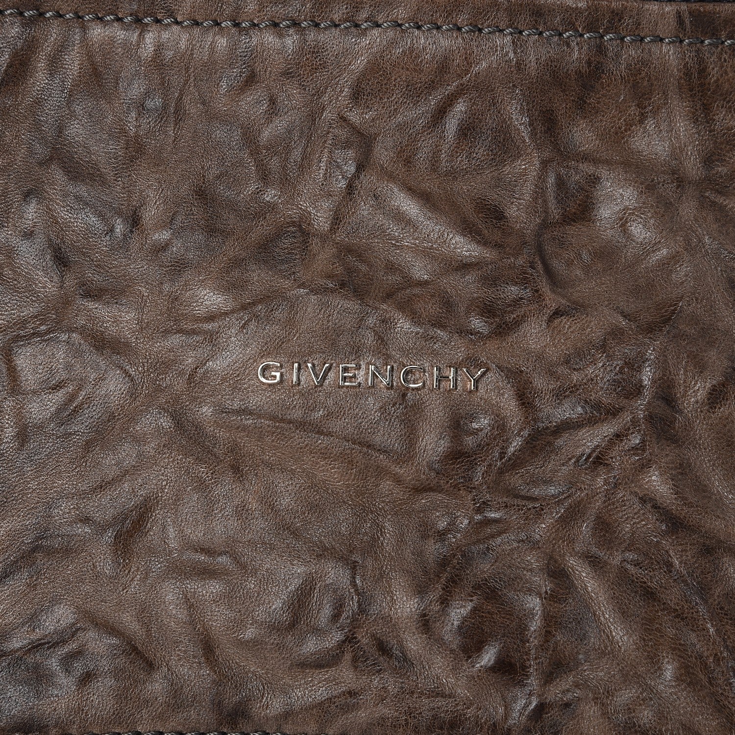 Givenchy Tumbled Sheepskin Small Pandora Charcoal 8 of 8