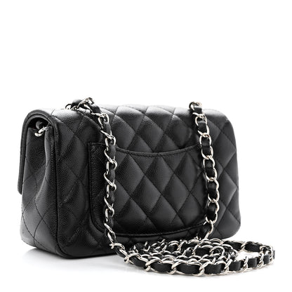 Chanel Caviar Quilted Mini Rectangular Flap Black 3 of 11
