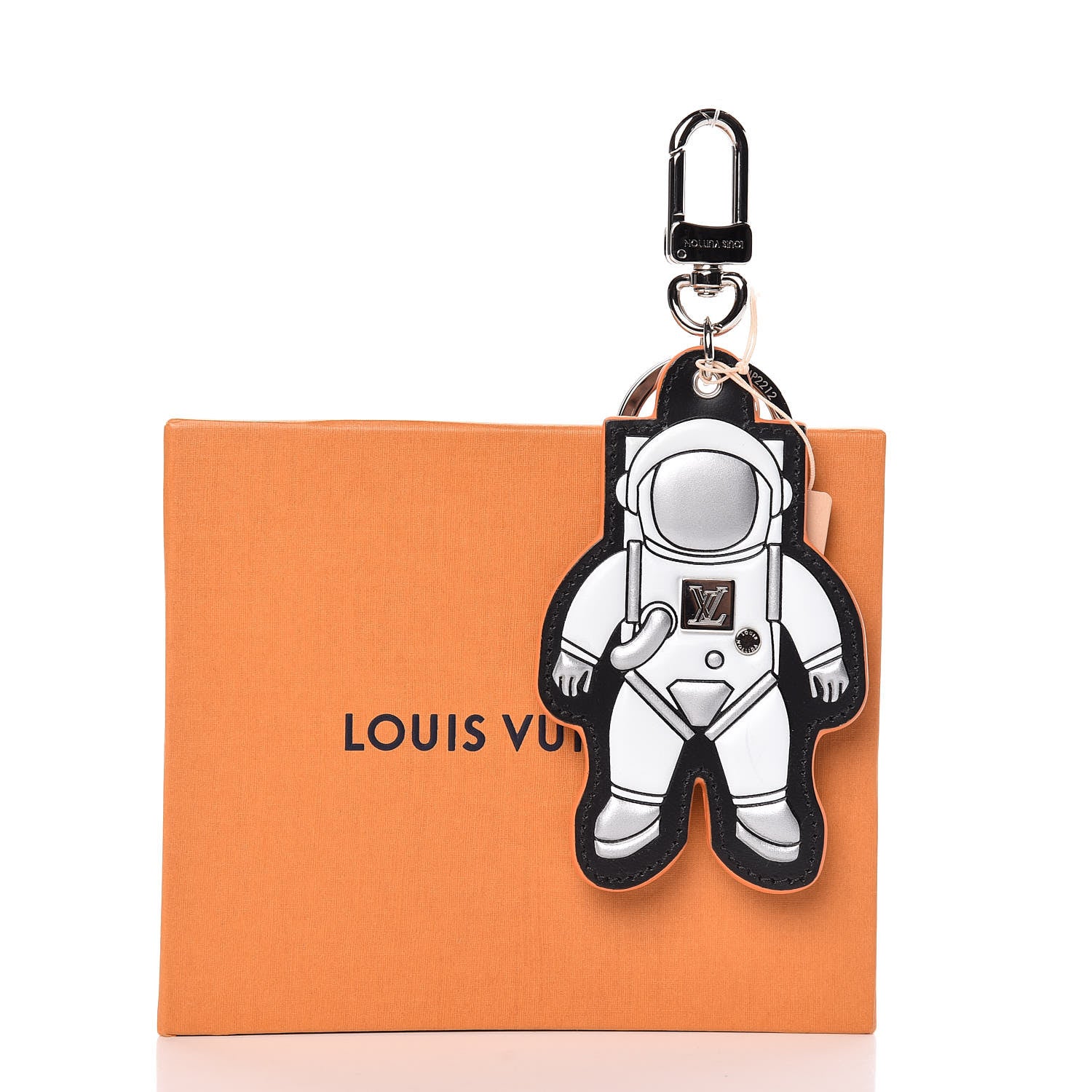 Louis Vuitton Monogram Satellite Spaceman Figurine Bag Charm Key Holder Silver 3 of 3
