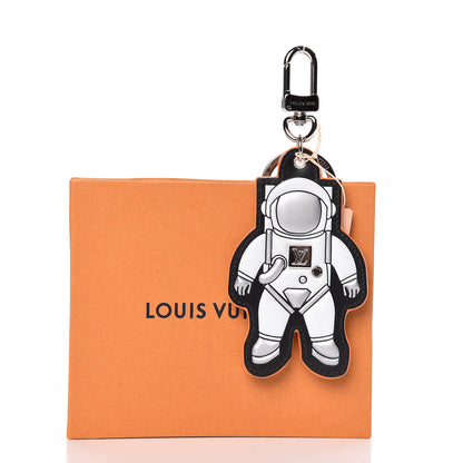 Louis Vuitton Monogram Satellite Spaceman Figurine Bag Charm Key Holder Silver 3 of 3