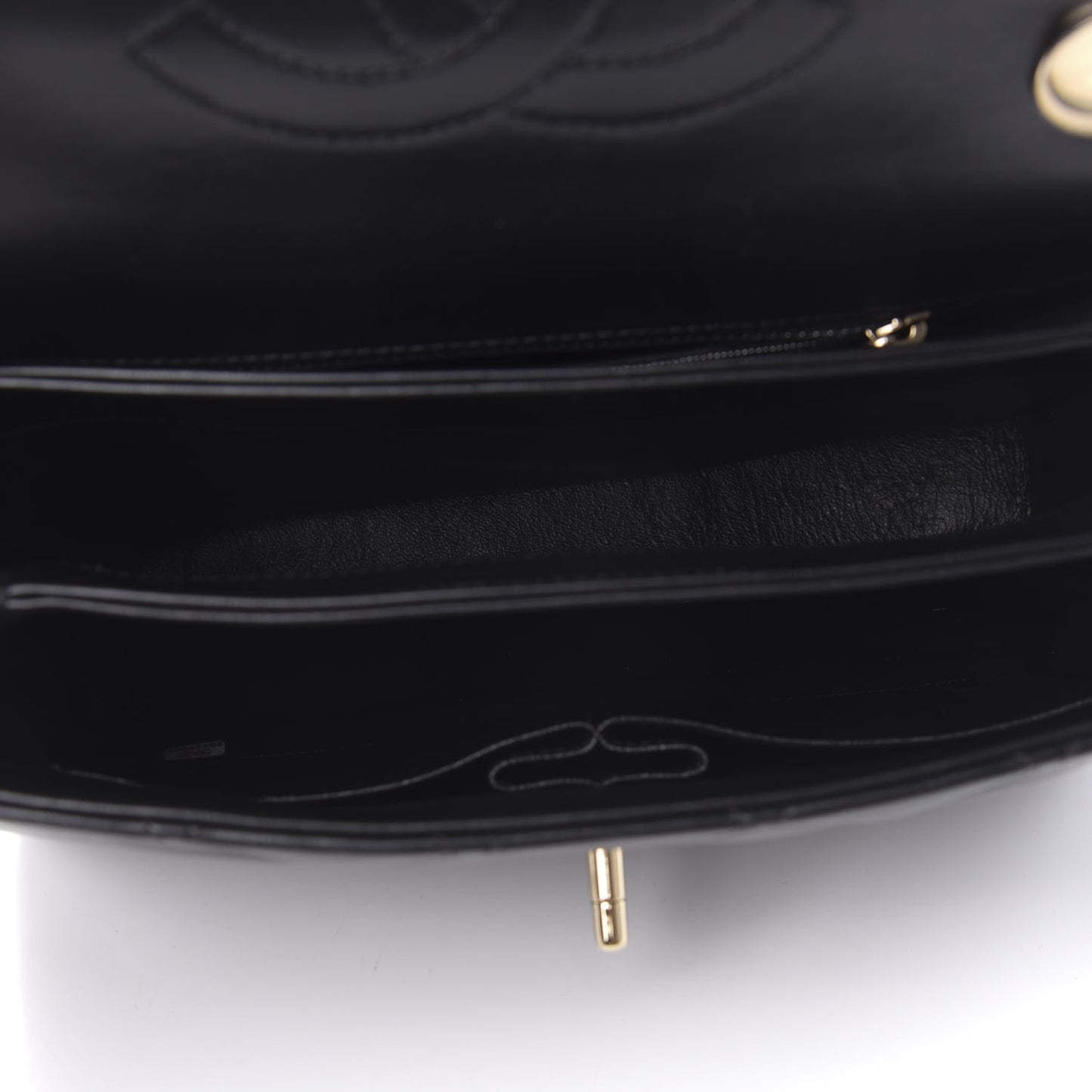 Lambskin Quilted Small Trendy CC Dual Handle Flap Bag Black