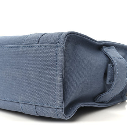 Marc Jacobs Cotton Canvas Small The Traveler Tote Bag Blue 10 of 10