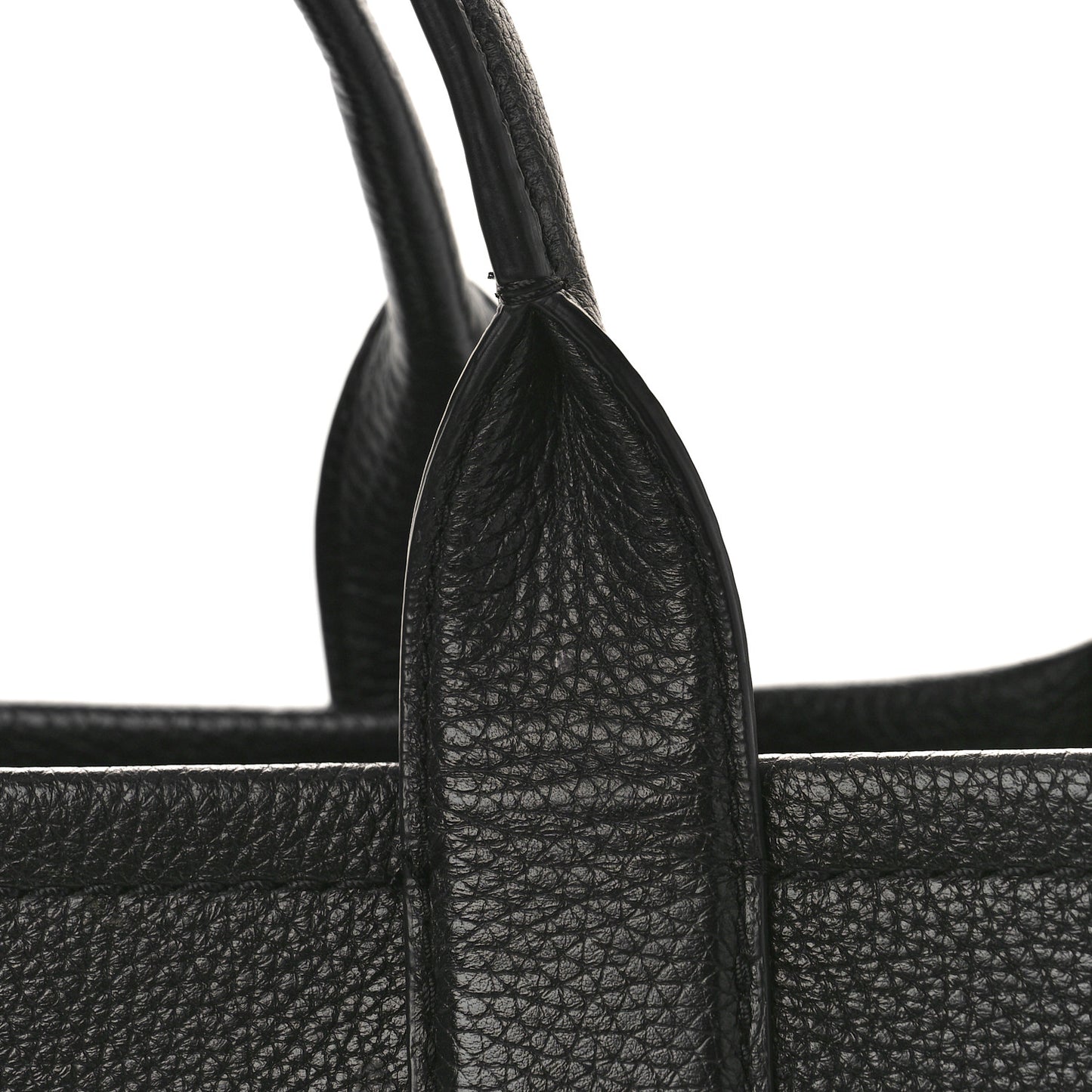 Grained Calfskin Medium The Tote Bag Black