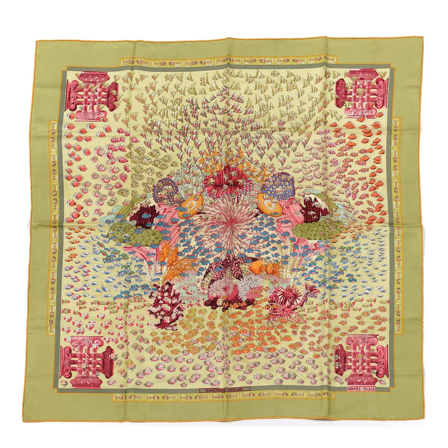 Silk Rencontre Oceane Scarf 90