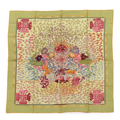Hermes Silk Rencontre Oceane Scarf 90 1 of 6