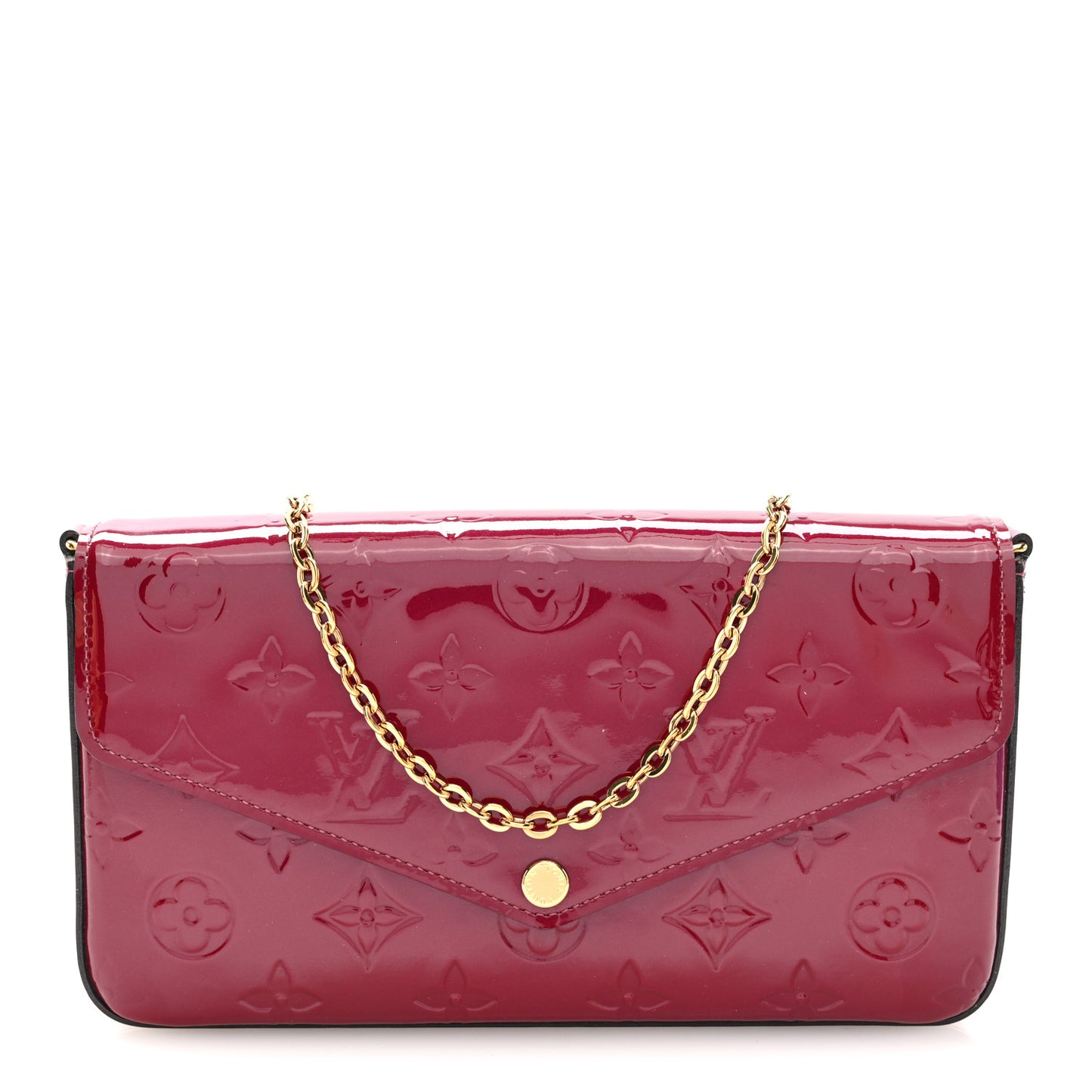 Vernis Felicie Chain Wallet Magenta