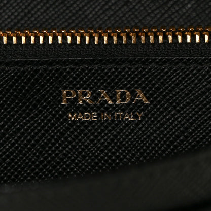Prada Saffiano Bow Flap Wallet Nero Black 11 of 24
