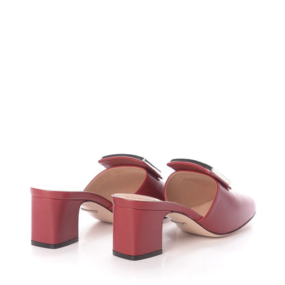 Gucci Malaga Kid Crystal Square G Madelyn Mules 38 Romantic Cerise 4 of 11