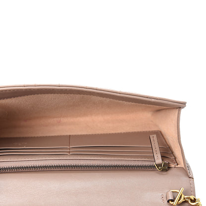 Gucci Calfskin Matelasse Mini Pearly GG Marmont Chain Wallet Porcelain Rose 4 of 10