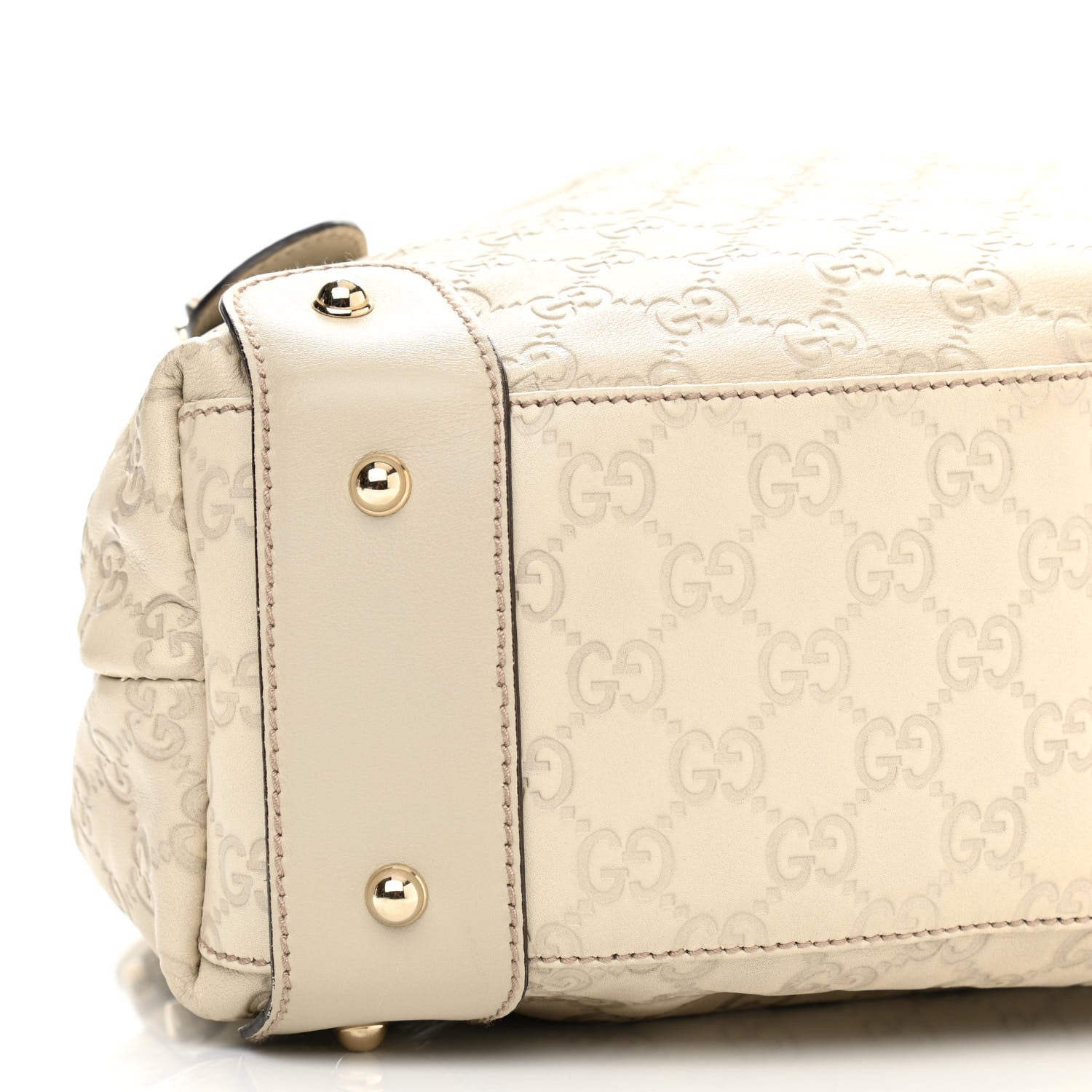Gucci Guccissima Small Pelham Shoulder Bag Off White 8 of 13
