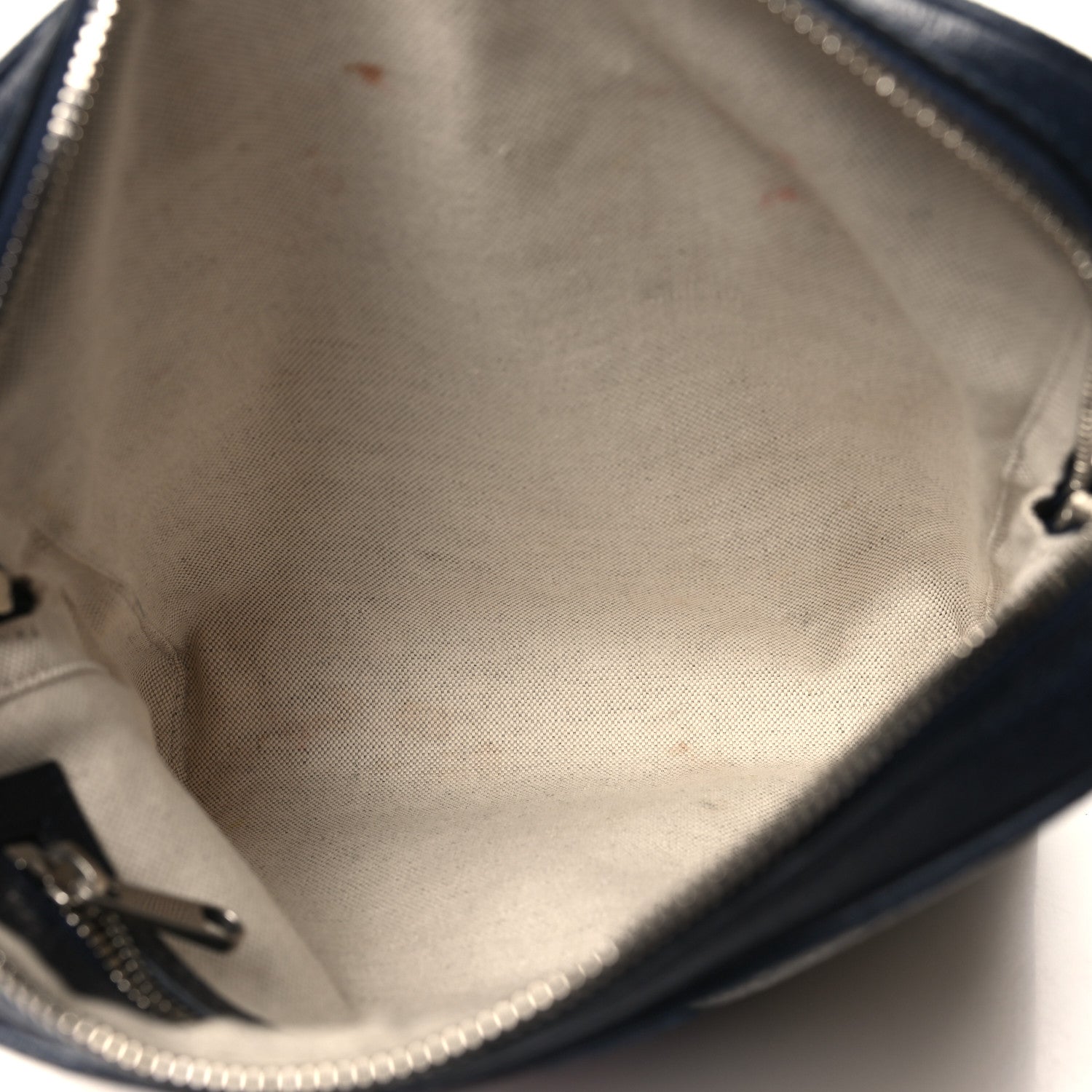Gucci GG Supreme Monogram Textured Dollar Calfskin Web Small Ophidia Messenger Bag Beige Blue 5 of 12