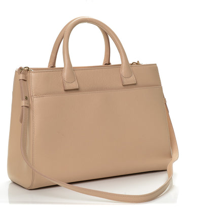 Chanel Grained Calfskin Small Neo Executive Shopper Tote Beige 3 of 8