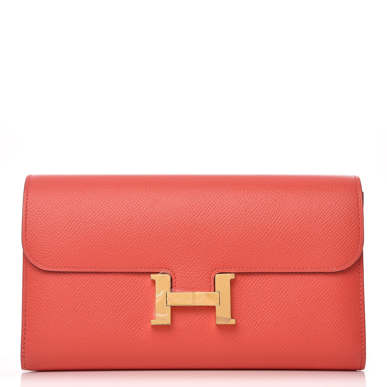Hermes Epsom Constance Long Wallet Rose Jaipur 1 of 7
