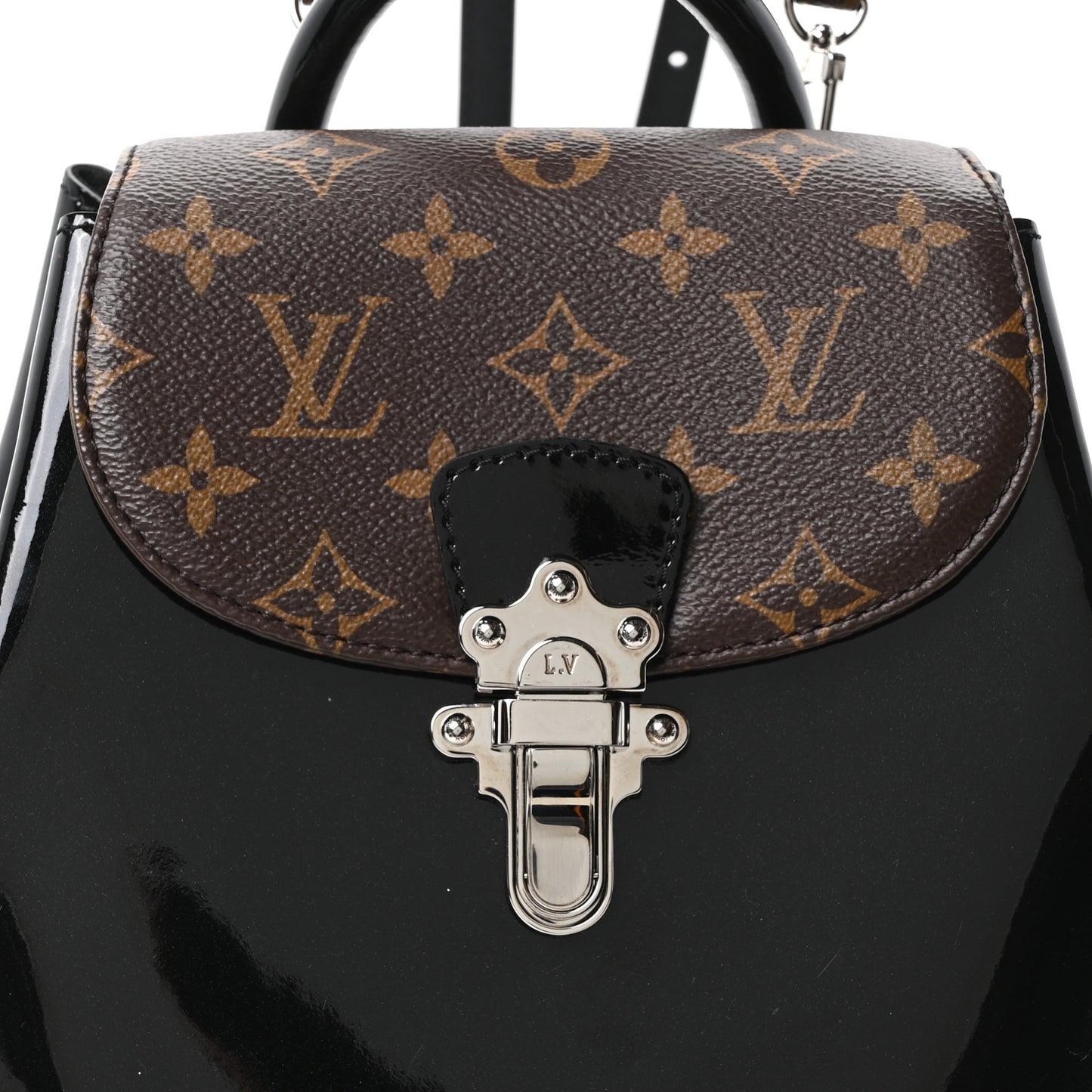 Patent Monogram Hot Springs Backpack Black