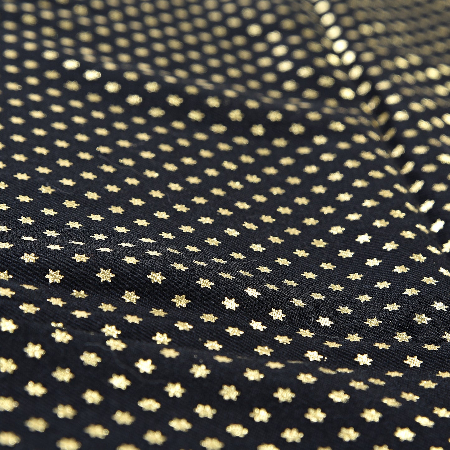 X SEGA Modal Cashmere GUCCY Stars Print Shawl Black Gold
