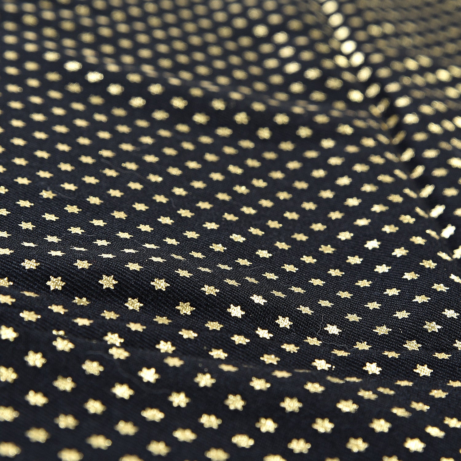 Gucci X SEGA Modal Cashmere GUCCY Stars Print Shawl Black Gold 3 of 5
