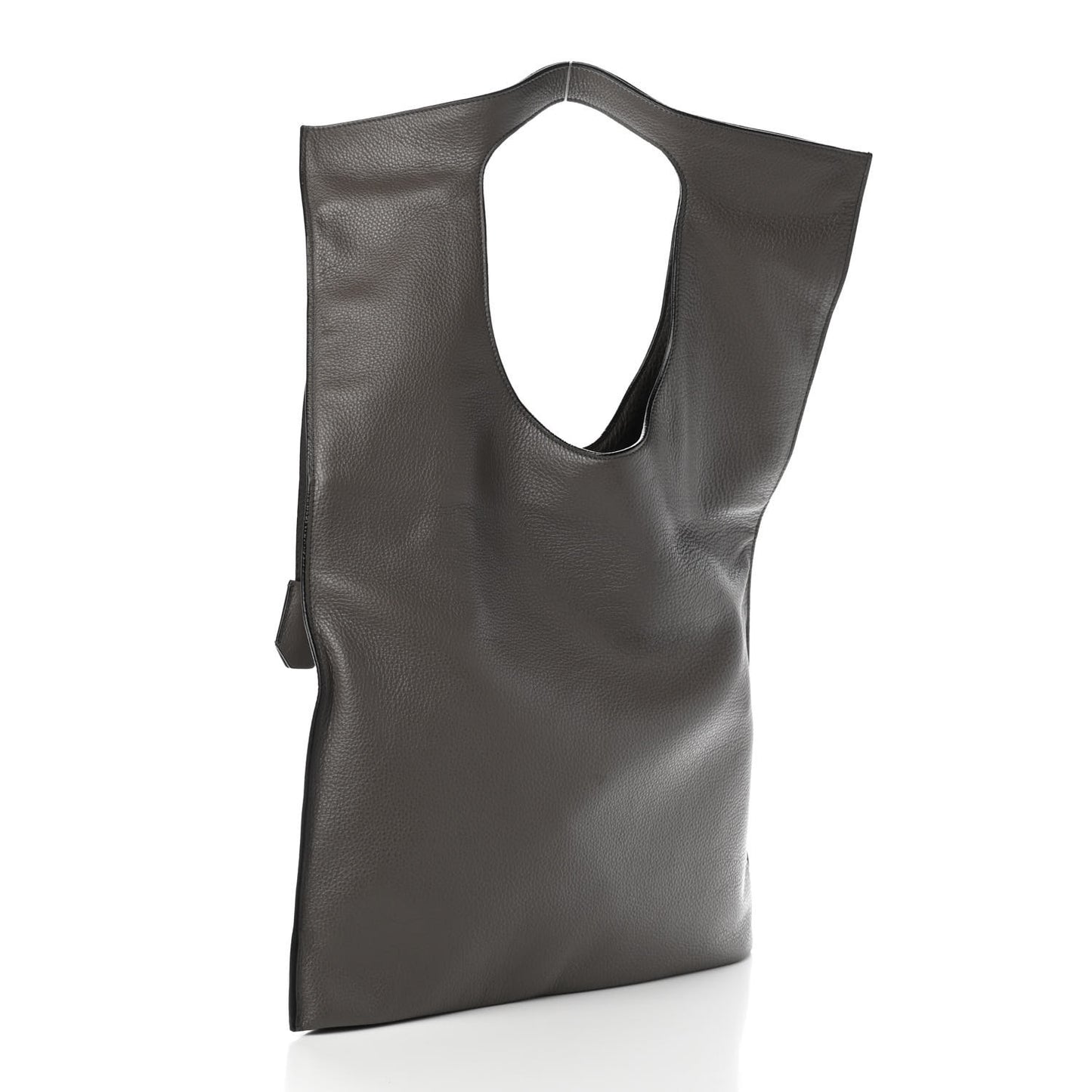 Calfskin Large Alix Padlock Zip Shoulder Bag Graphite