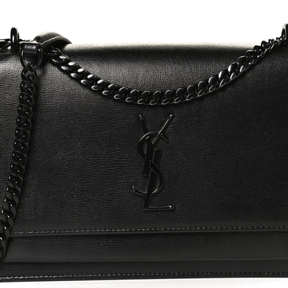 Saint Laurent Calfskin Medium Monogram Sunset Black 7 of 11