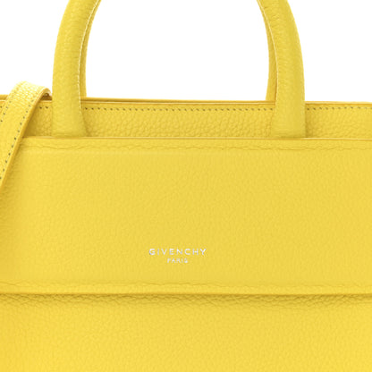 Givenchy Grained Calfskin Nano Horizon Satchel Yellow 8 of 13