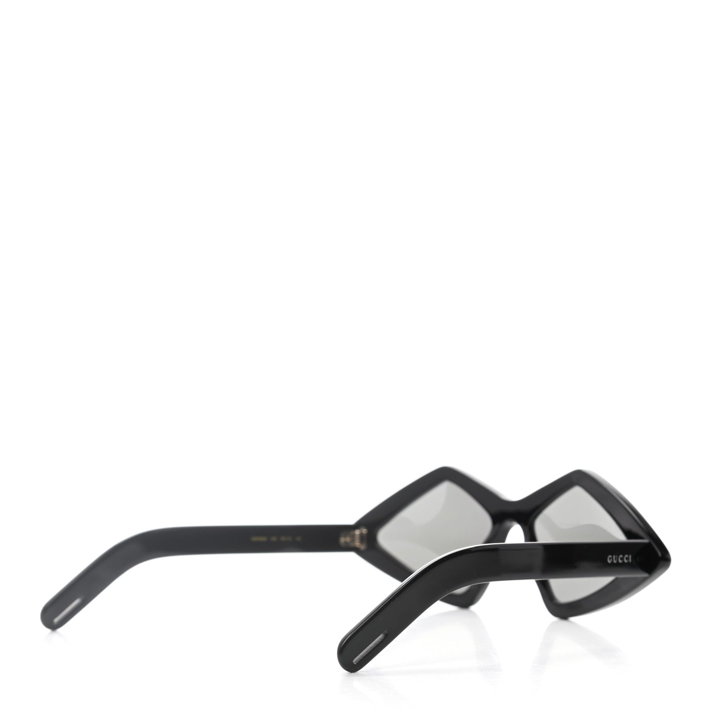 Acetate Geometric Crystal Sunglasses GG0496S Black