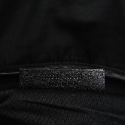 Saint Laurent Textured Patent Large Roady Hobo Grey 7 of 7