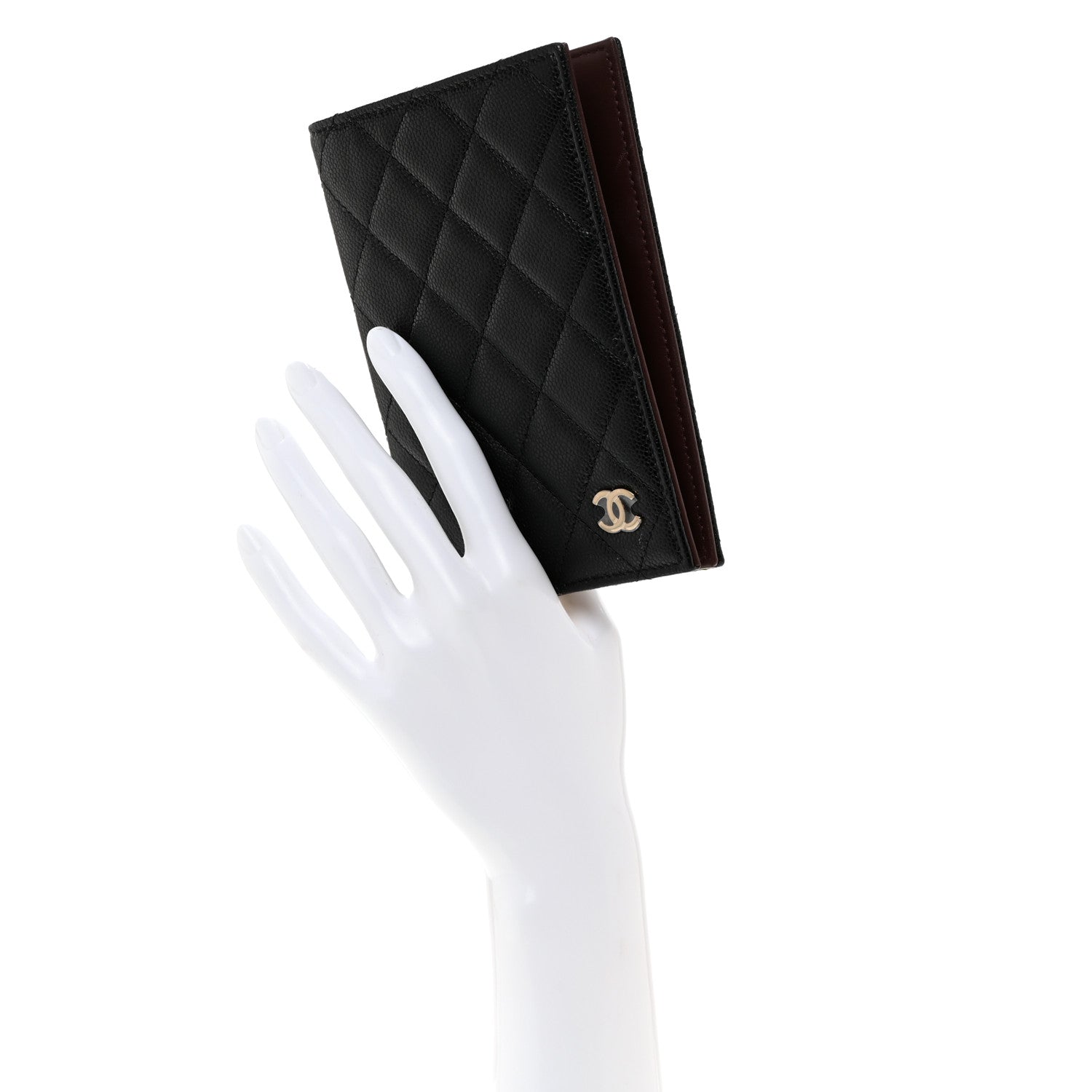 Chanel Caviar Quilted Passport Holder Black 2 of 8