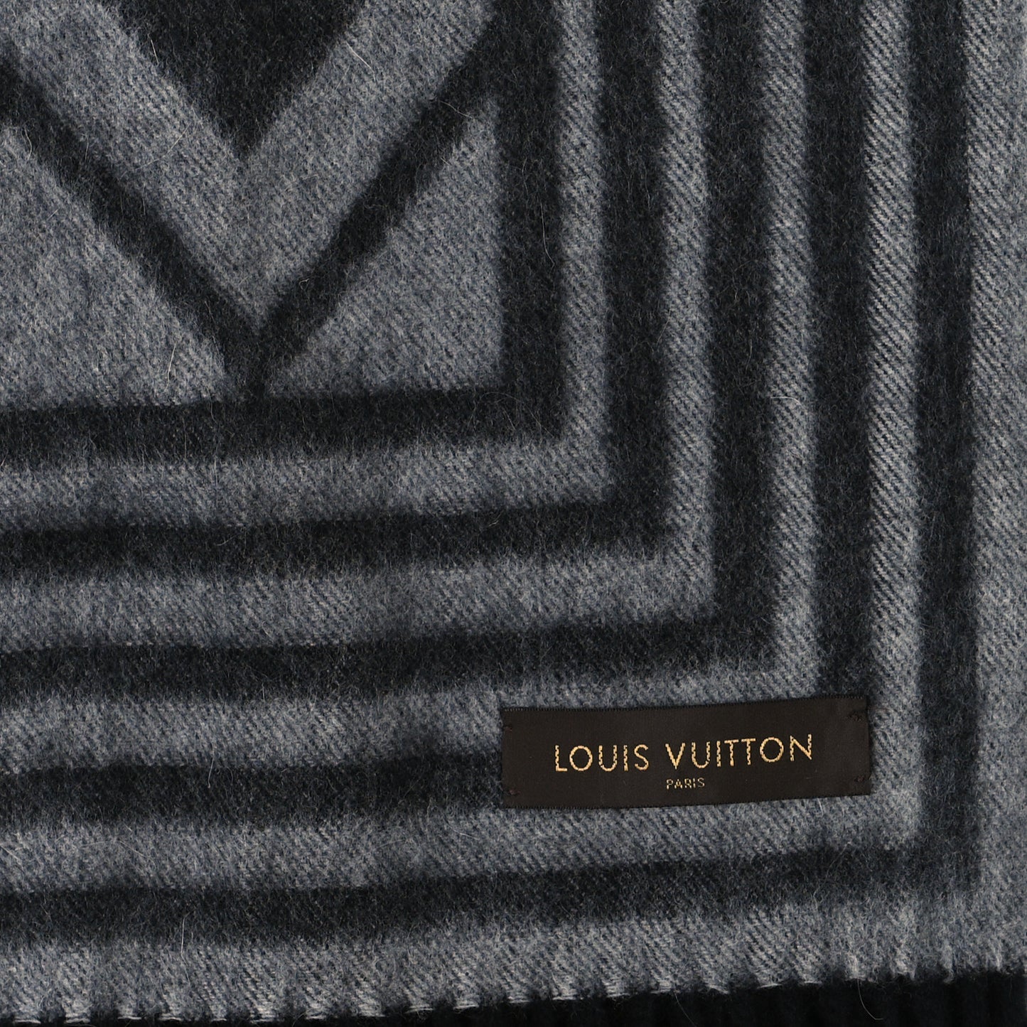 Lambswool Cashmere Karakoram Scarf Grey