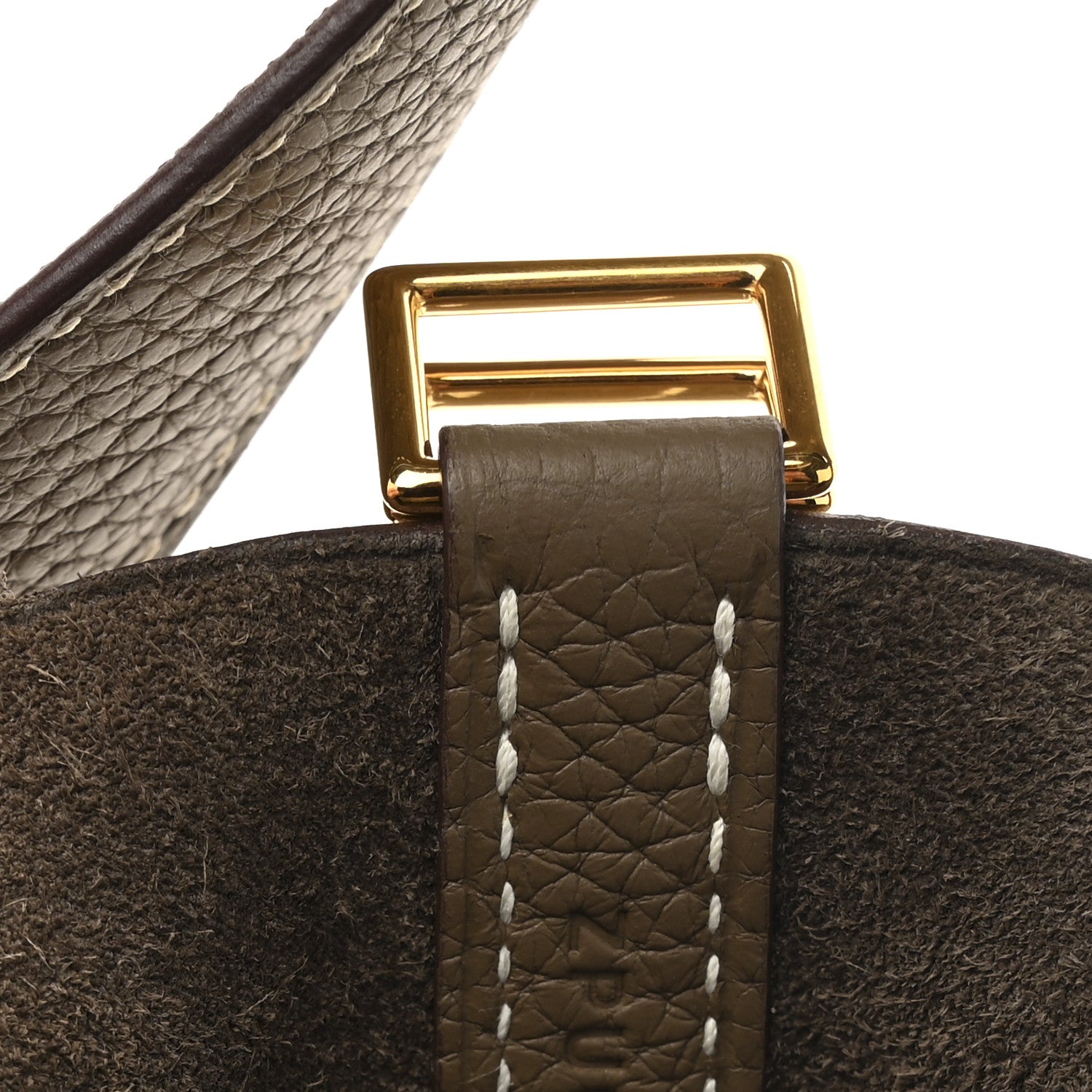 Hermes Taurillon Clemence Picotin Lock 22 MM Etoupe 7 of 10