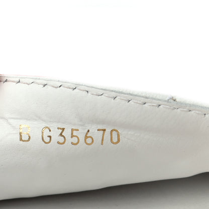 Chanel Lambskin Quilted CC Espadrille Slip On Sandals 37 White Beige 8 of 8