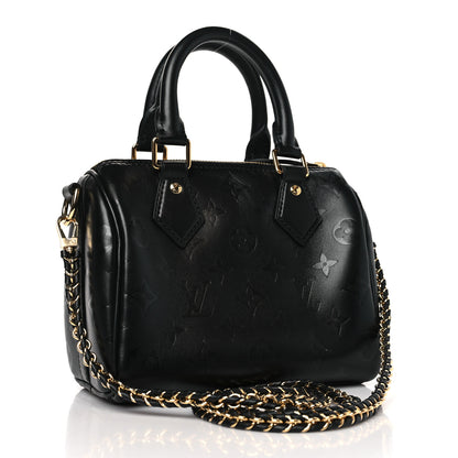 Louis Vuitton Monogram Ink Speedy BB Black 3 of 8