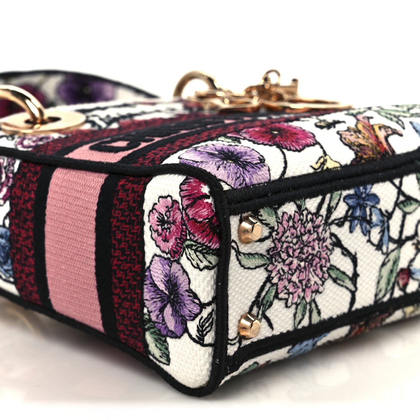 Canvas Florilegio Embroidered Mini Lady D-Lite White Multicolor